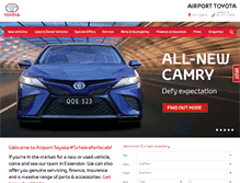 Tablet Screenshot of airporttoyota.com.au